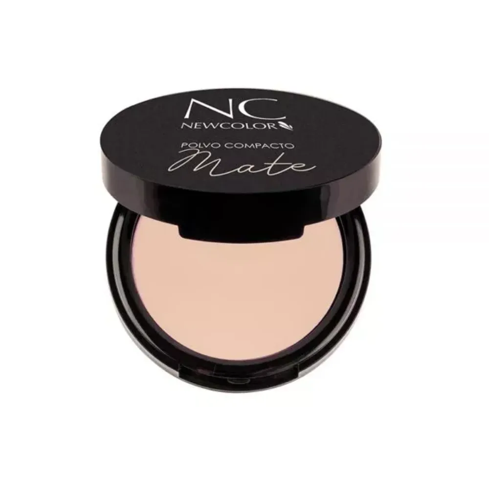 Imagen de POLVO COMPACTO NEWCOLOR MATTE NÑ1 BEIGE