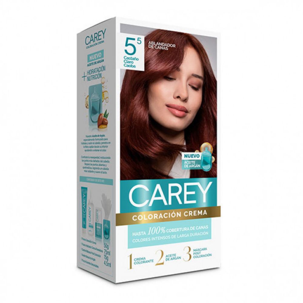 Imagen de TINTE CAREY Nro. 5.5 CASTAÑO CAOBA ROJIZO