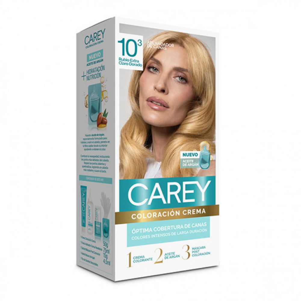 Imagen de TINTE CAREY Nro. 10.3 RUBIO EXTRA CLARO DORADO
