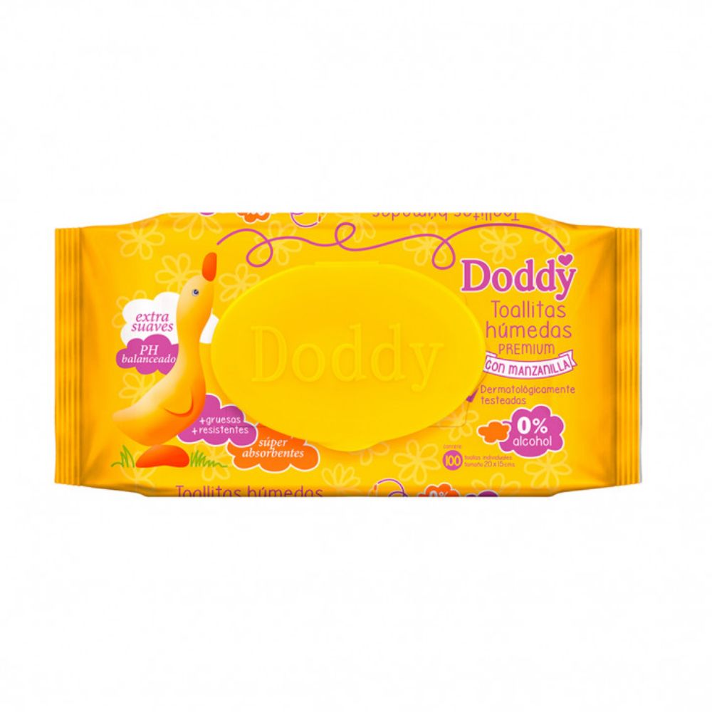 Imagen de TOALLITA HUMEDA DODDY 100T. 20X15CMS