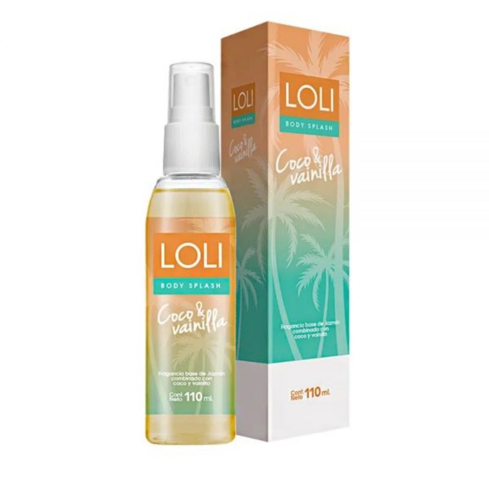 Imagen de LOLI BODY SPLASH COCO Y VAINILLA ESTUCHE 110ML