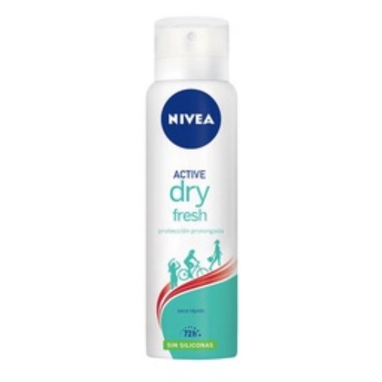 Imagen de DESOD.NIVEA SPRAY ACTIVE DRY FRESH DAMA 150ML