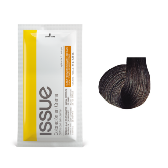 Imagen de ISSUE CREMA COLORACION Nro. 5 CASTAÑO CLARO