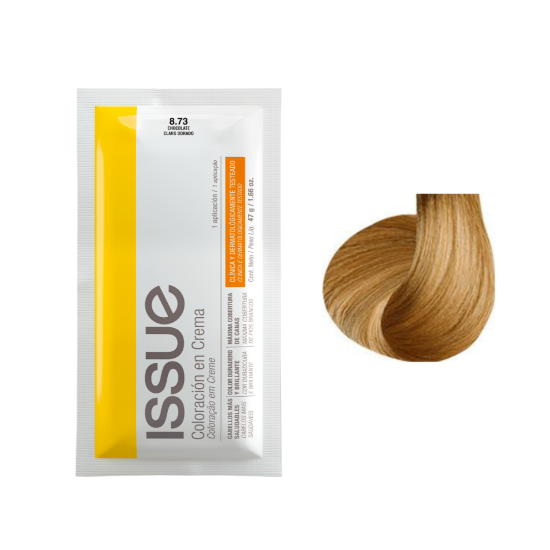Imagen de ISSUE CREMA COLORACION Nro. 8.73 CHOCOLATE CLARO