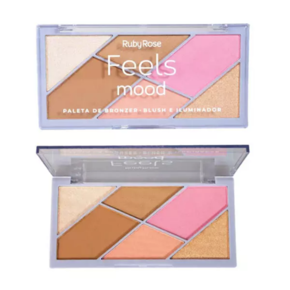 Imagen de PALETA BRONZER + ILUMINADOR HB-7528