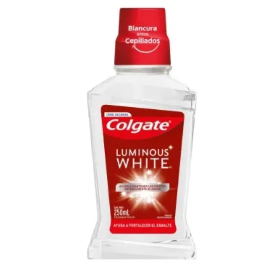 Imagen de ENJUAGUE BUCAL COLGATE LUMINOUS WHITE 250ML