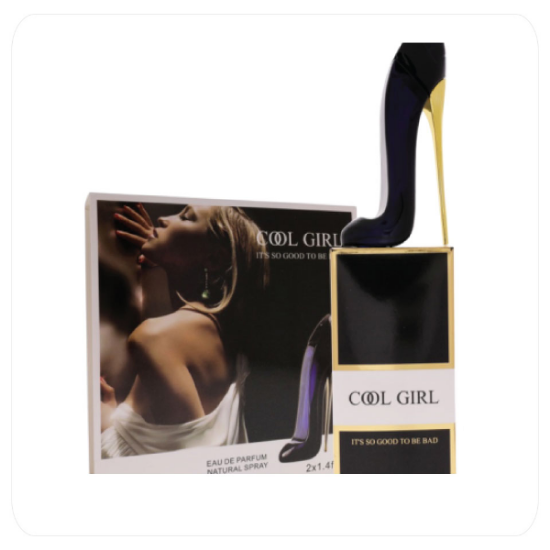 Imagen de PERFUME COOL GIRL NEGRO B896 40ML