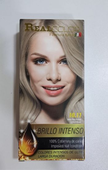 Imagen de REAL COLOR TINTEKIT 10.11 RUBIO PLATA PERLADO