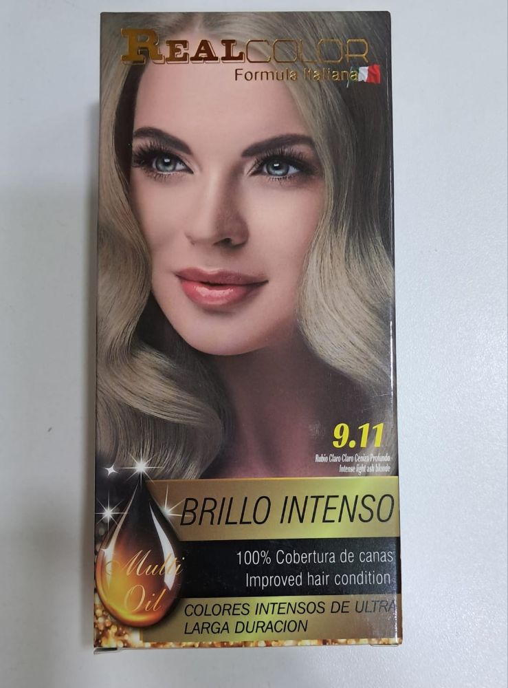 Imagen de REAL COLOR TINTEKIT 9.11 RUBIO CLARO CL CENIZA