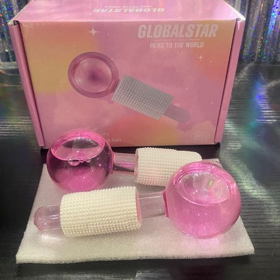 Imagen de MASAJEADOR FACIAL DE CRISTAL FRIO 2PCS AGE-0224