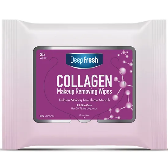 Imagen de TOALLITA HUMEDA C/ COLAGENO DEEP FRESH 25UNI