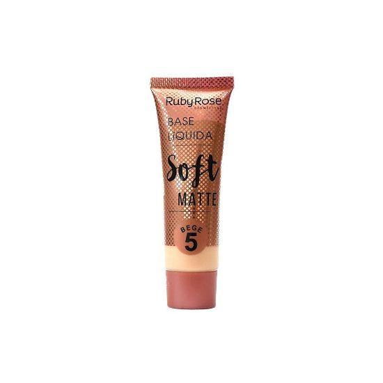 Imagen de BASE LIQ SOFT MATTE BEGE RUBY ROSE HB8050-5