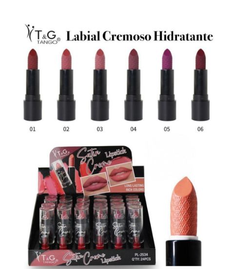 Imagen de LIPSTICK CREMOSO Y HIDRATANTE PL2534