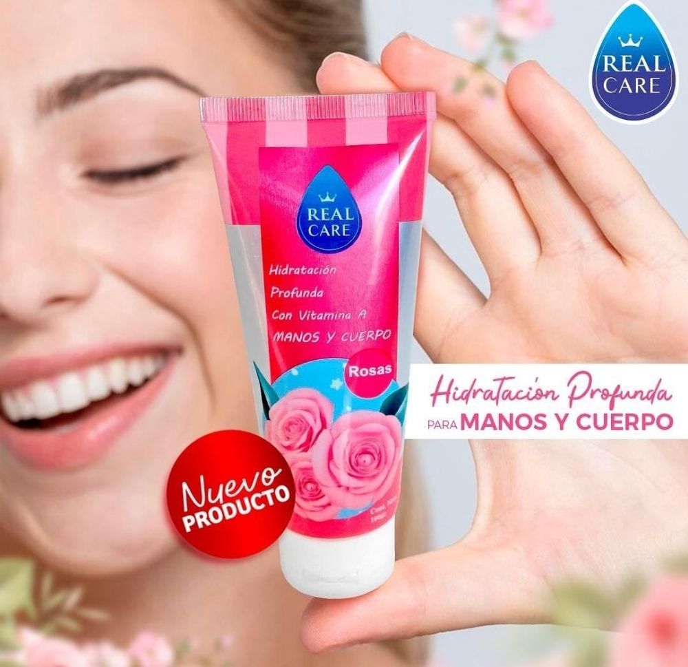 Imagen de REAL CARE CREMA P/ MANOS Y CUERPO HA268 100G