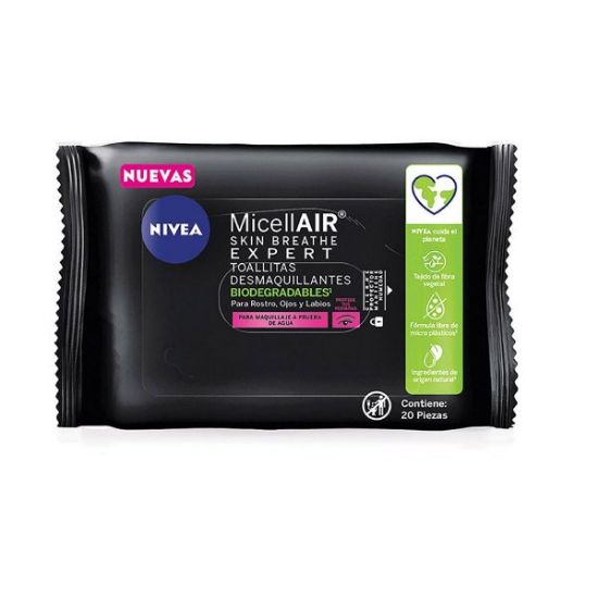 Imagen de TOALLITAS DESMAQUILLANTE MICELLAIR NIVEA