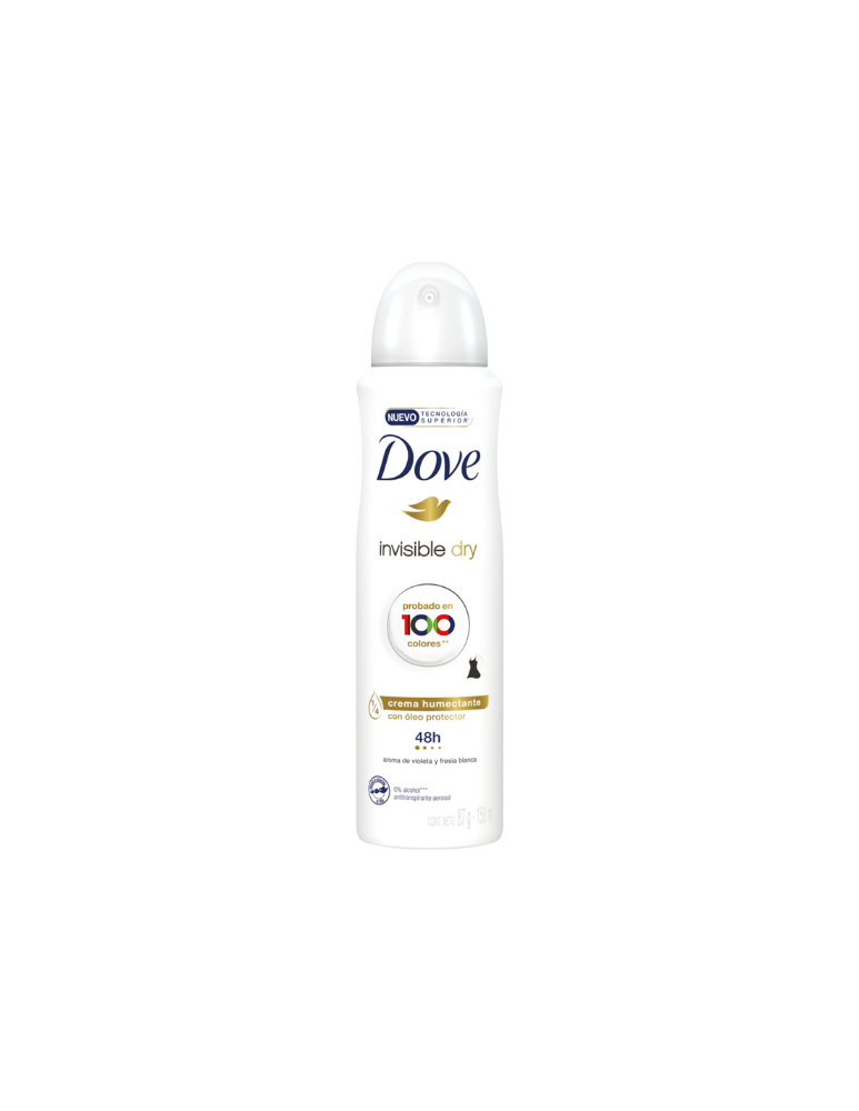 Imagen de DESOD. DOVE INVISIBLE DRY VIOLETA Y FRESIA BLANCA 87G