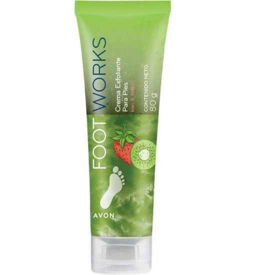 Imagen de CREMA EXFOLIANTE P/PIES AVON KIWI Y FRESA 80G