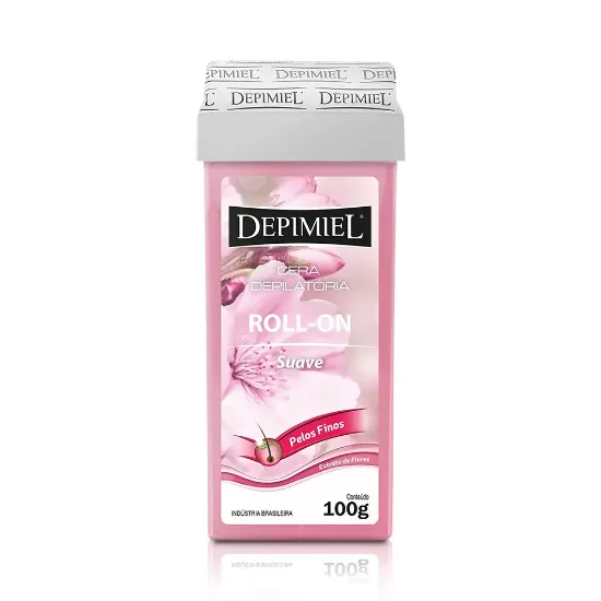 Imagen de CERA DEPILADORA ROLL-ON SUAVE DEPIMIEL 100GR