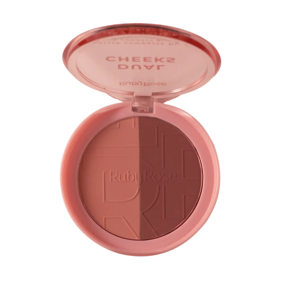 Imagen de RUBOR COMPACTO DUAL CHEEKS L/R RUBY ROSE HB-M03-4