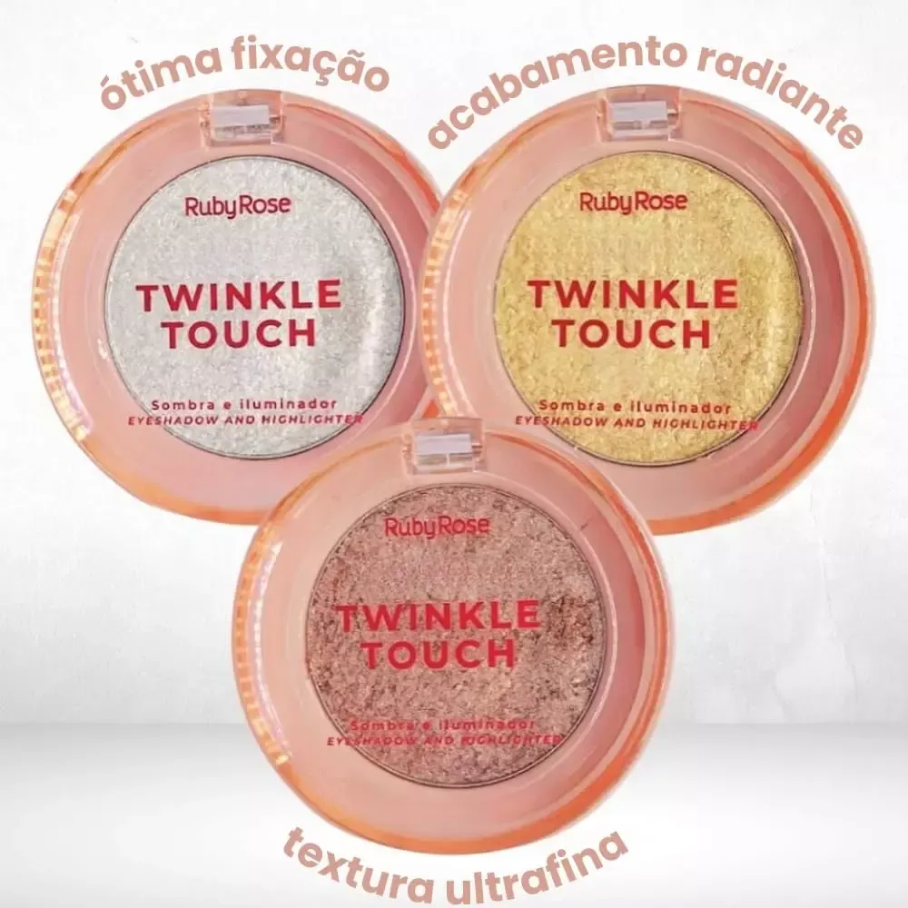 Imagen de SOMBRA E ILUMINADOR TWINKLE L/R RUBY ROSE HB-M1004-3