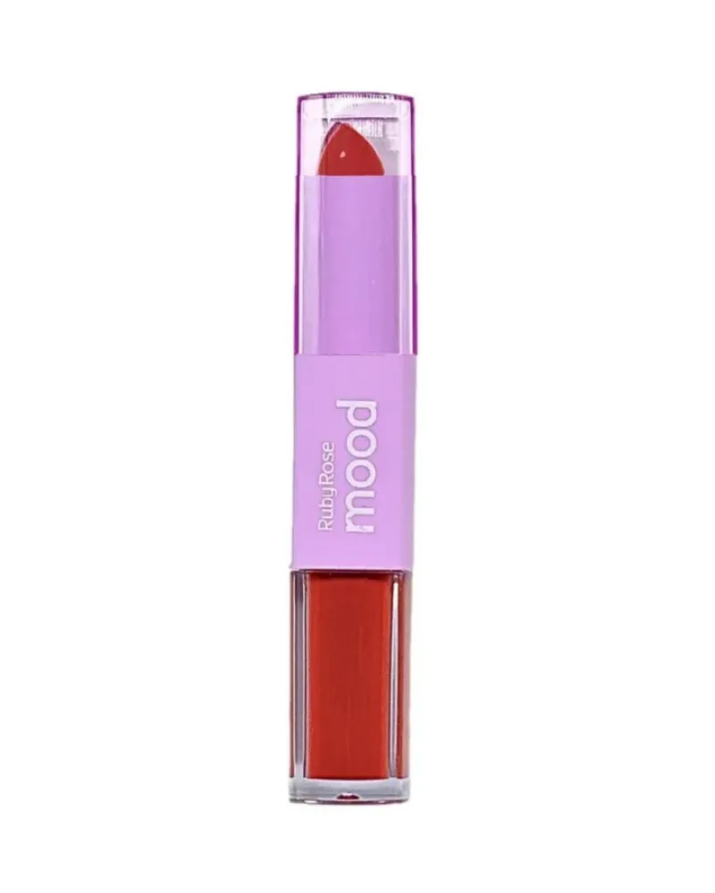 Imagen de LABIAL DUO MOOD RUBY ROSE HB-8614-4