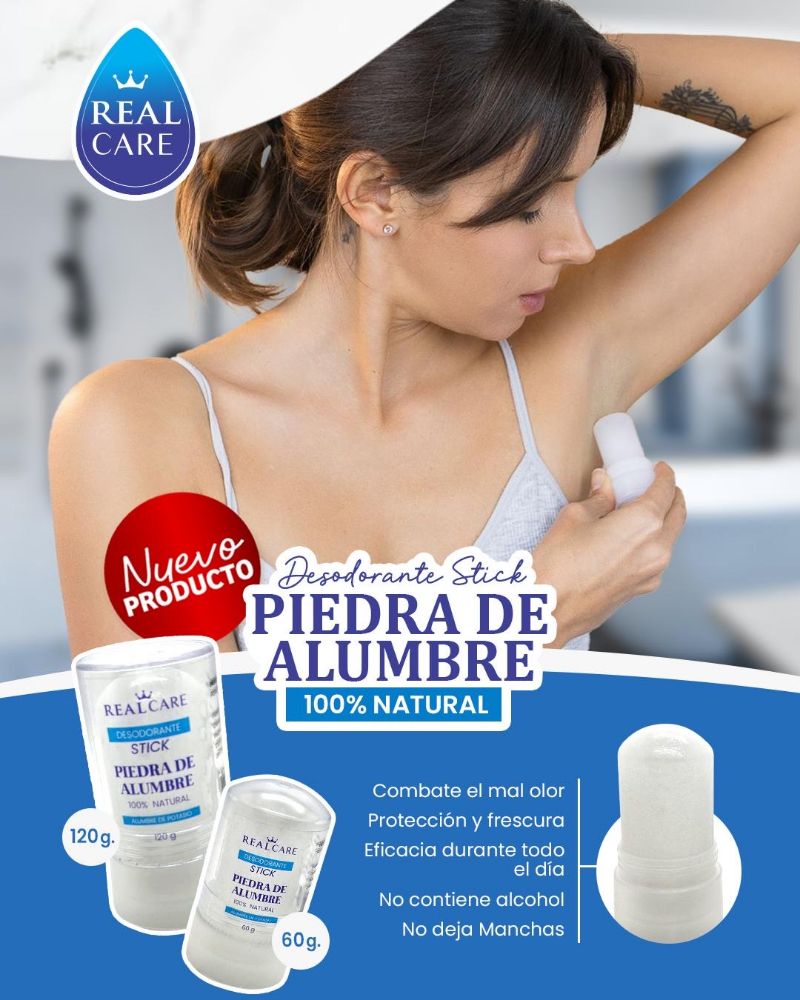 Imagen de REAL CARE DEO PIEDRA ALUMBRE 60GR