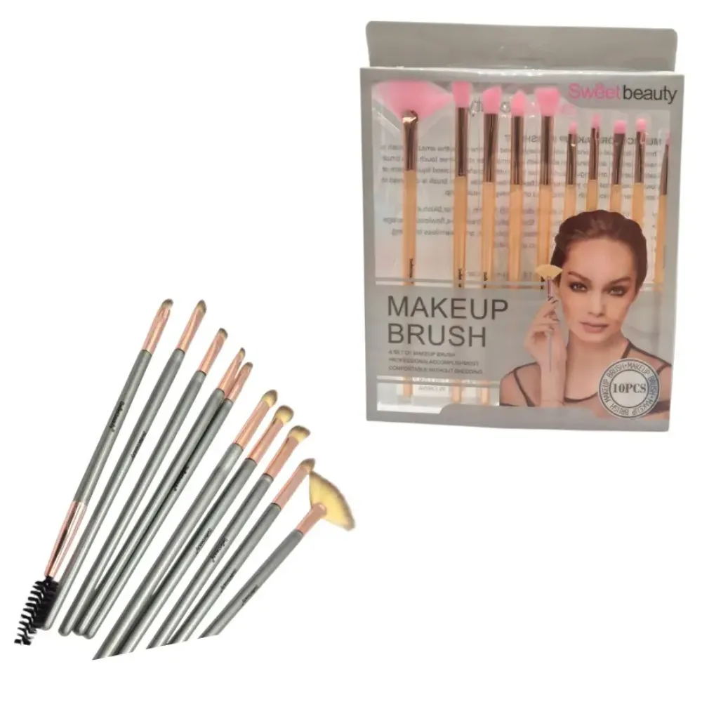Imagen de SET DE BROCHAS 10PCS SWEET BEAUTY SZ-1097