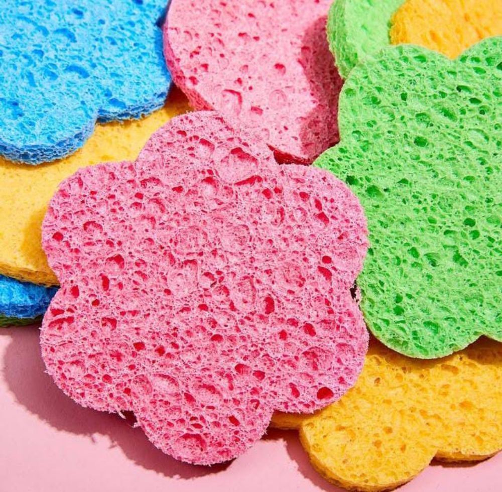 Imagen de ESPONJA DISEÑO FLOR X2 PCS MONVKU 26532-39/1