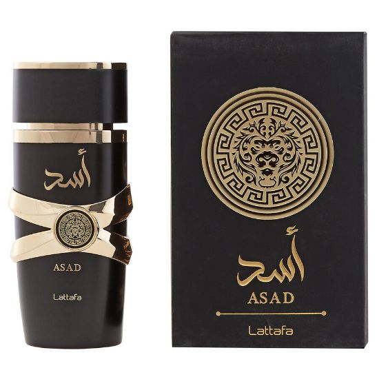 Imagen de PERFUME ARABE ASAD LATTAFA NEGRO 2205 100ML