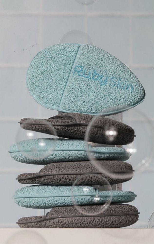 Imagen de ESPONJA EXFOLIANTE PUFF CLEAN GIRL RUBY ROSE HB-A7000-1