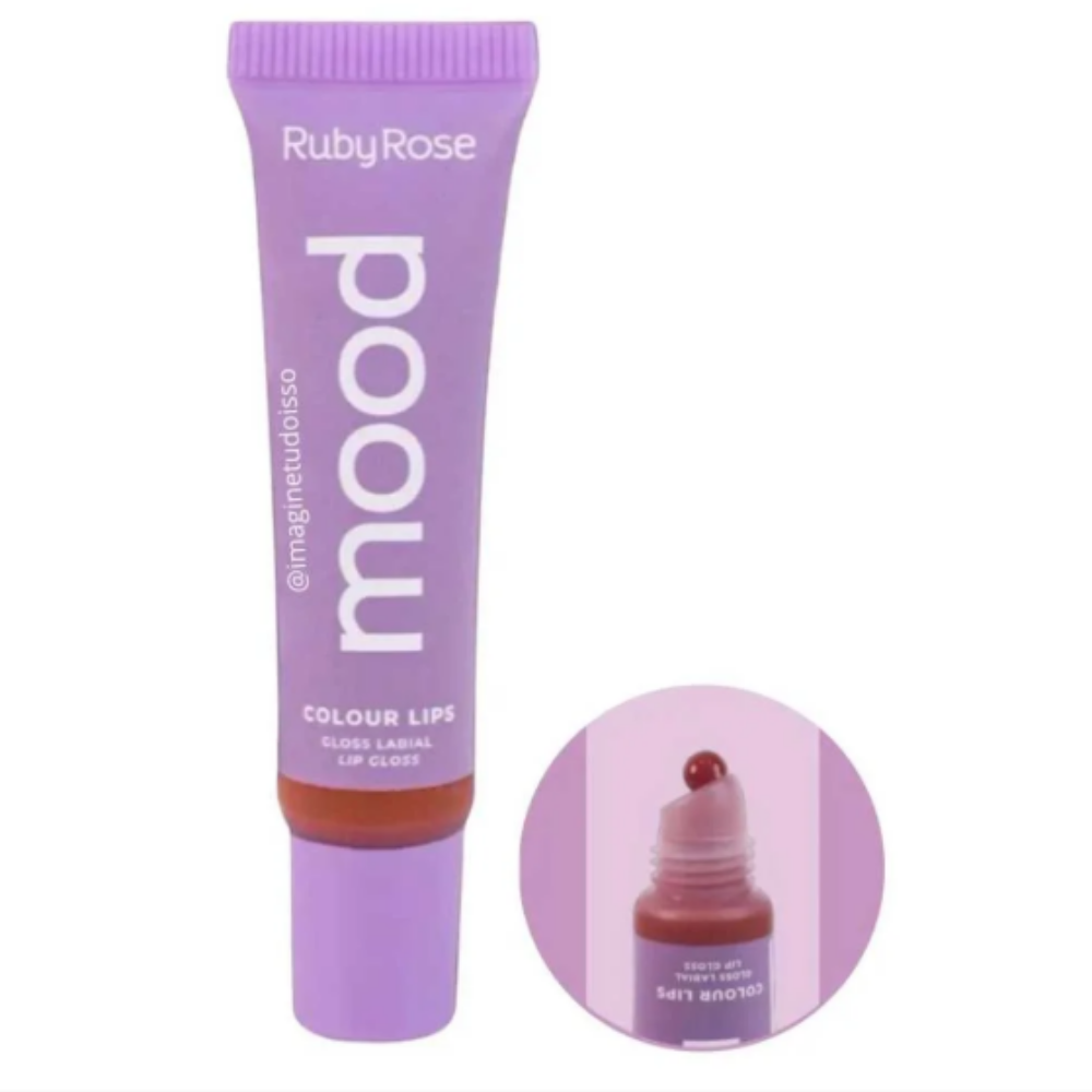 Imagen de LABIAL LIQ. COLOUR LIPS MOOD RUBY ROSE HB-7201-4