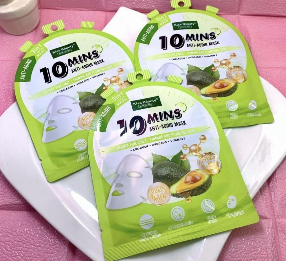 Imagen de MASC.FACIAL AGUACATE VITAMINA E KISS BEAUTY 1658-07G