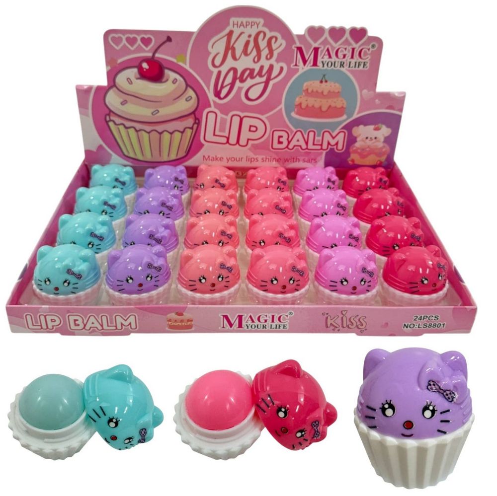 Imagen de BALSAMO LABIAL GATITO LS8801