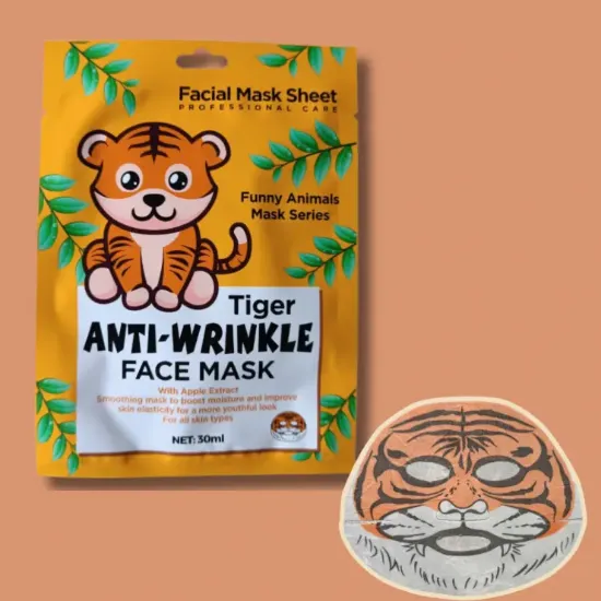 Imagen de MASCARILLA FACIAL ANTI-WRINKLE TIGER HA-3040