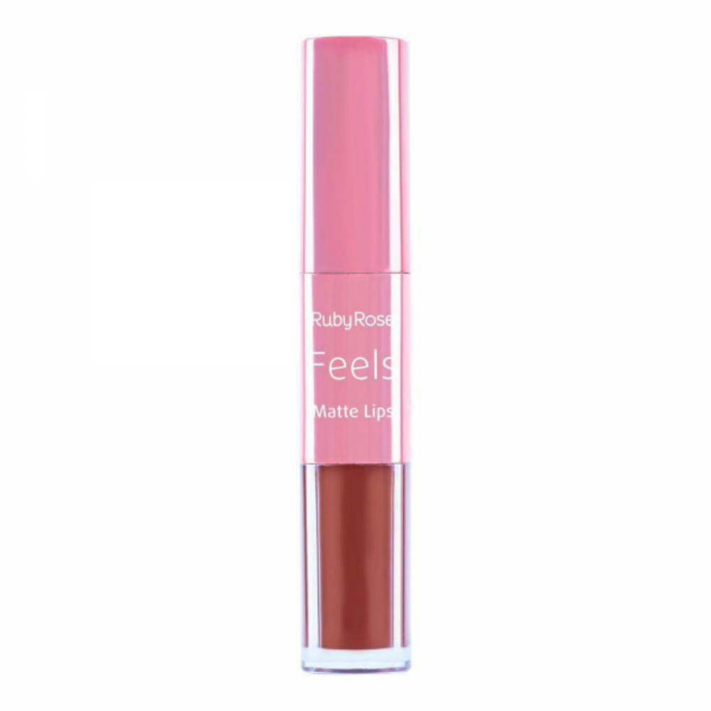 Imagen de LABIAL DUO MATTE FEELS RUBY ROSE COR-129 HB-8608