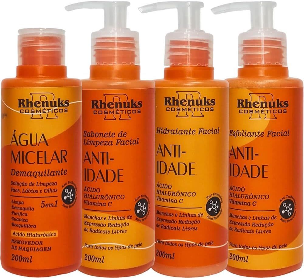 Imagen de KIT FACIAL X 4 VITAMINA C RHENUKS COSMETICOS