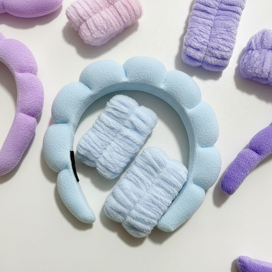 Imagen de KIT 3 PCS VINCHA Y MUÑEQUERA AGE-574