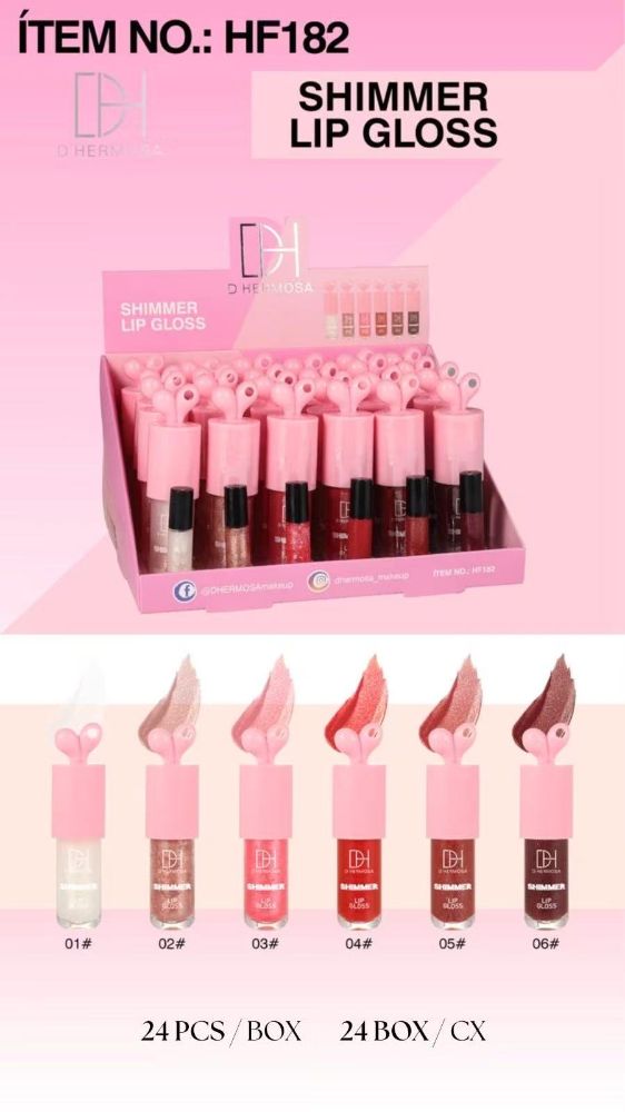 Imagen de LIP GLOSS SHIMMER DHERMOSA HF182