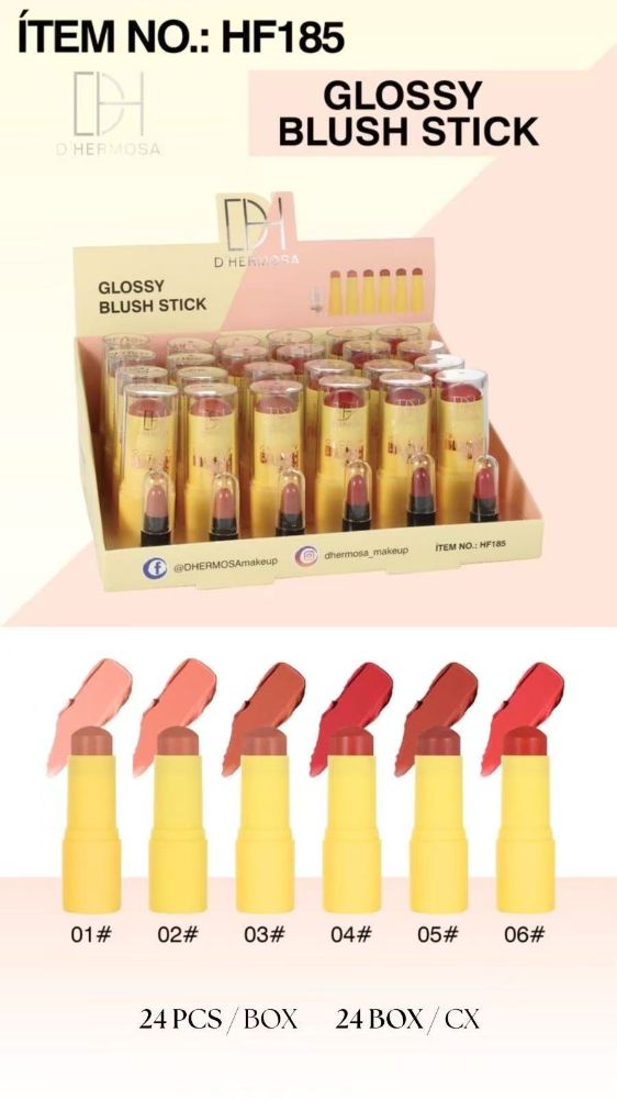 Imagen de RUBOR Y GLOSS EN BARRA DHERMOSA HF185