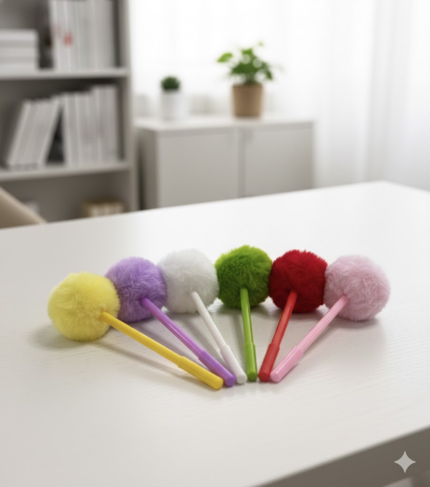 Imagen de BOLIGRAFO C/POMPON 86C2