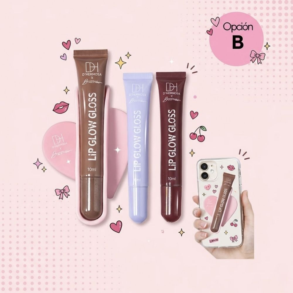 Imagen de LIP GLOW GLOSS 3PCS HB625