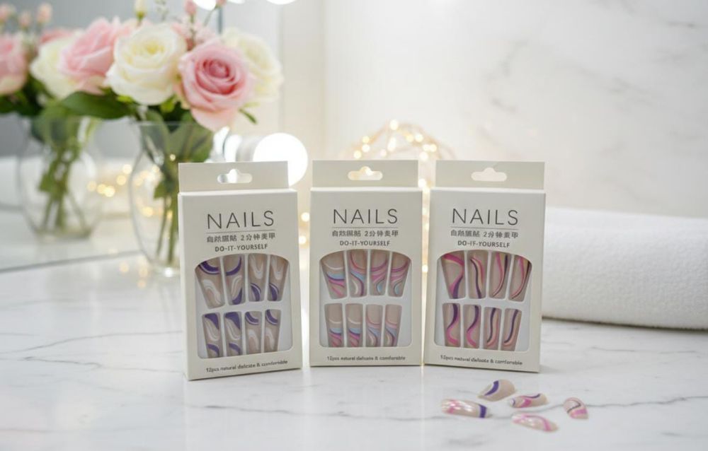 Imagen de SET UÑA POSTIZA LARGO 3750