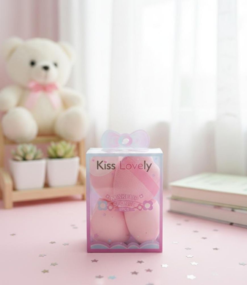 Imagen de SET ESPONJITAS 5 PCS KISS LOVELY FP-2526