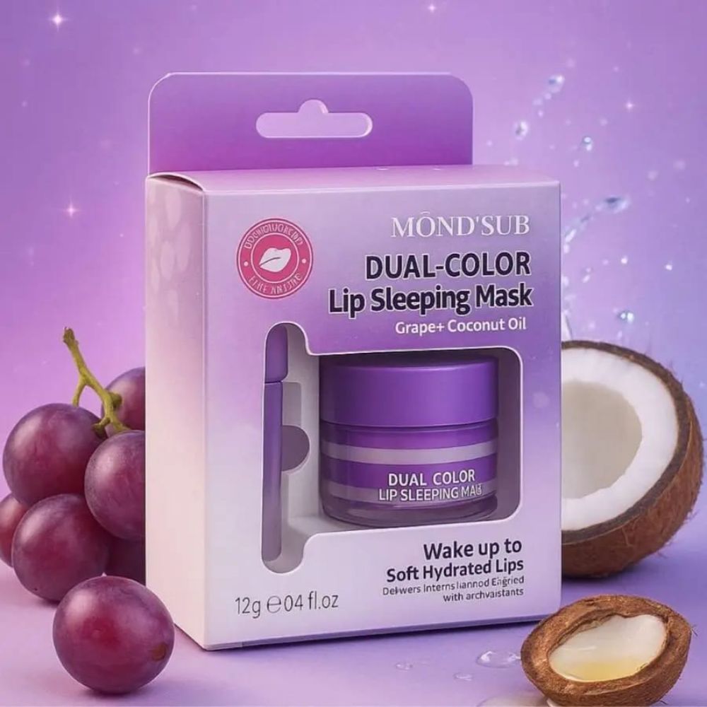 Imagen de MASC.LABIAL DOBLE COLOR ACEITE DE UVA Y COCO XJ2406-34