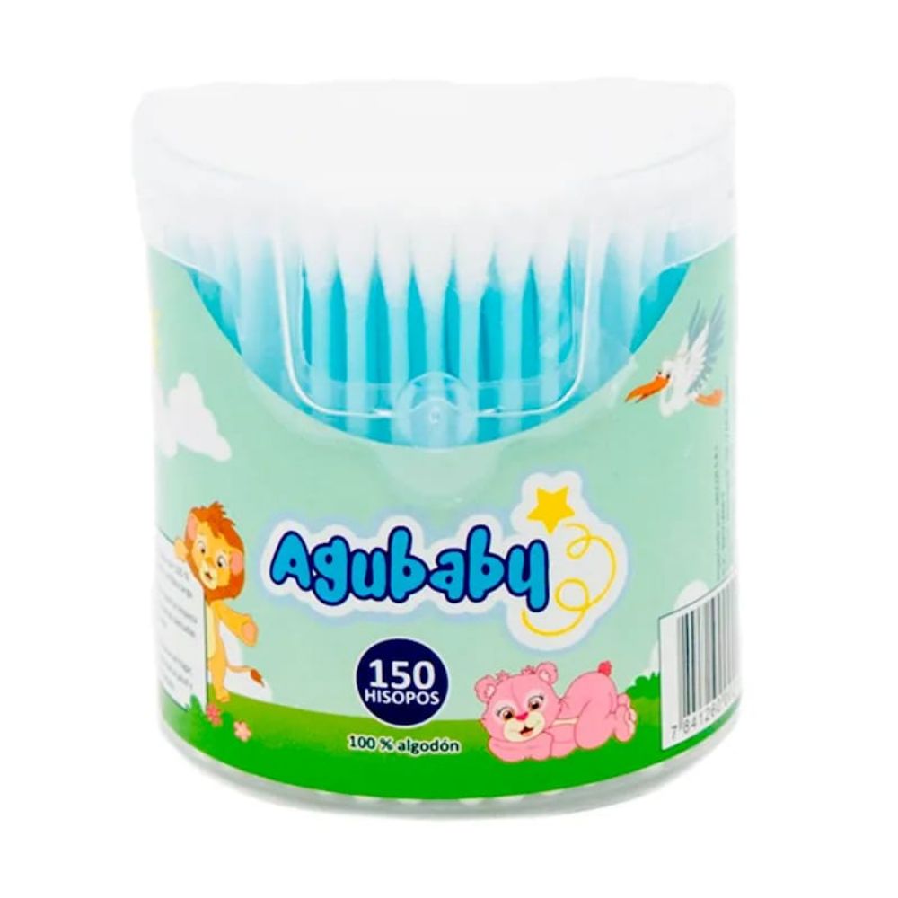 Imagen de HISOPOS POTE AGUBABY 150UNID