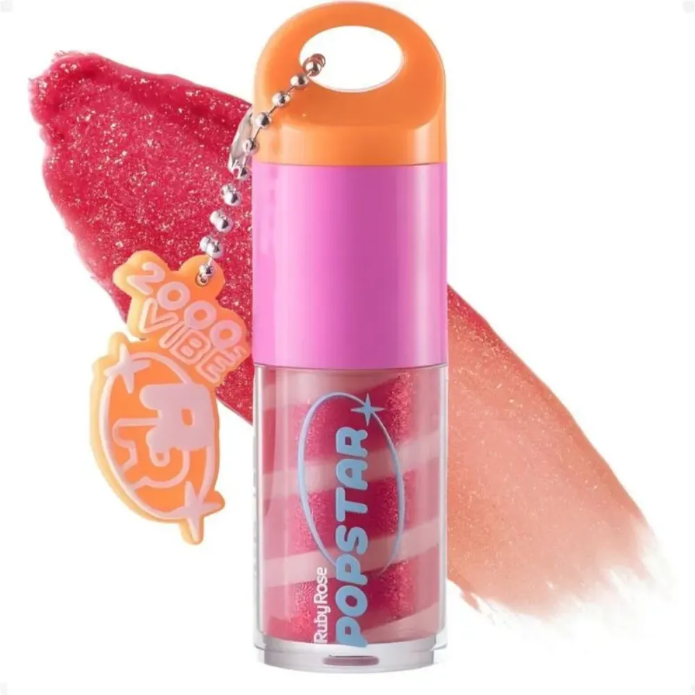 Imagen de GLOSS LABIAL DUAL POPSTAR RUBY ROSE HB-L6406-1