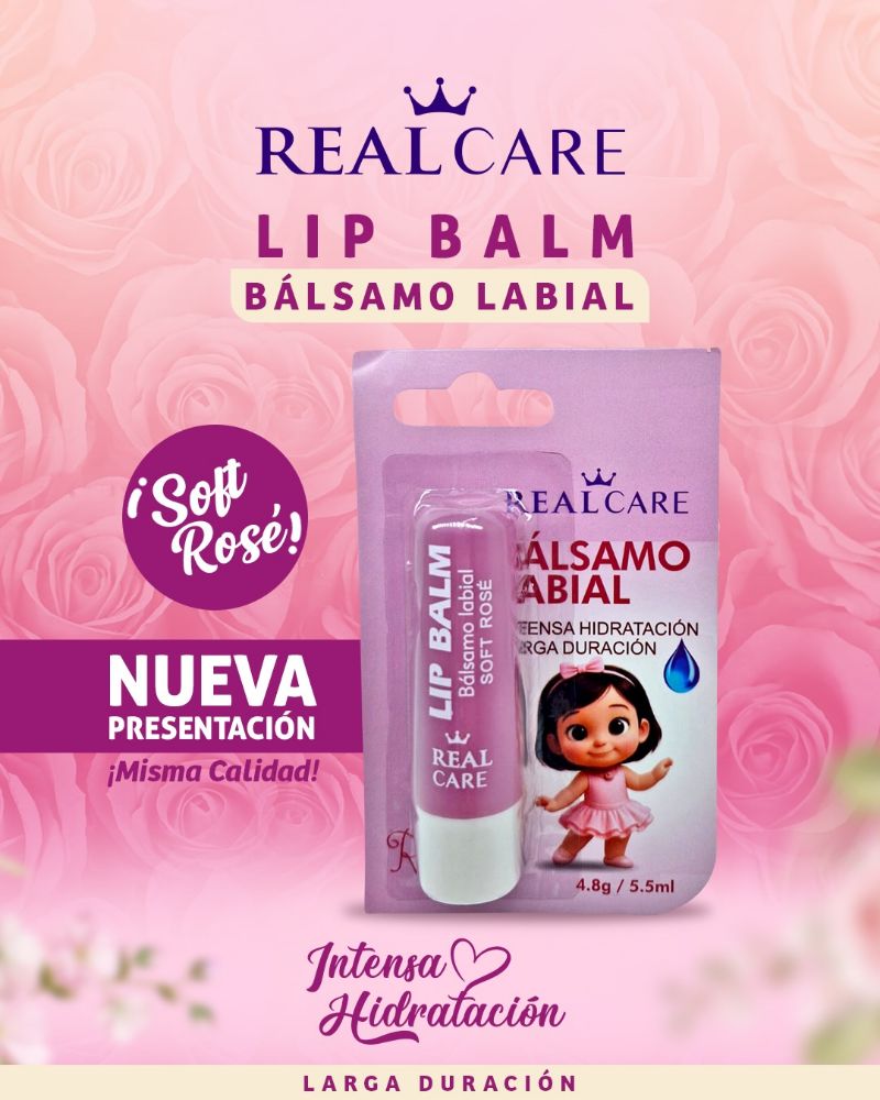 Imagen de BALSAMO LABIAL ROSE REAL CARE BO23204