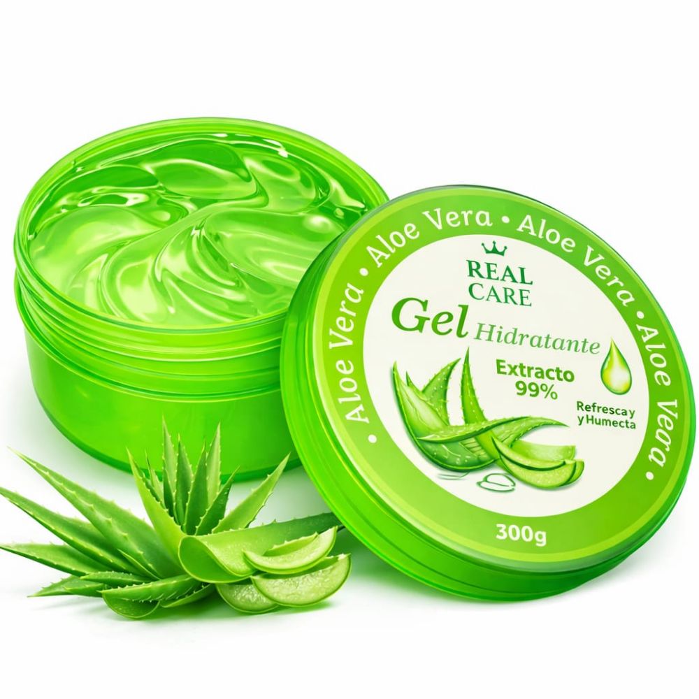 Imagen de GEL HIDRATANTE FACIAL ALOE VERA REAL CARE 300G
