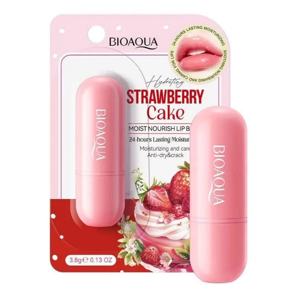 Imagen de BALSAMO LABIAL STRAWBERRY CAKE BIOAQUA BQY3041