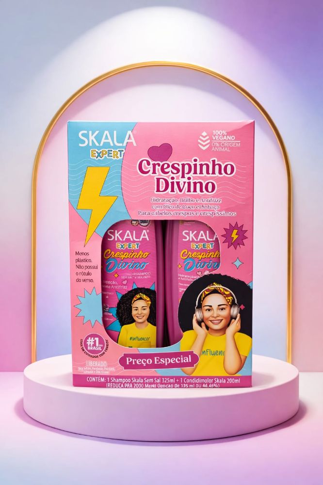 Imagen de SET SHAMPOO + ACOND SKALA CRESPINHO DIVINO 200ML